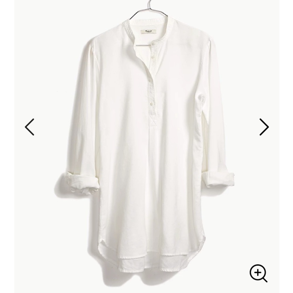 Madewell Wellspring Popover Cotton Shirt